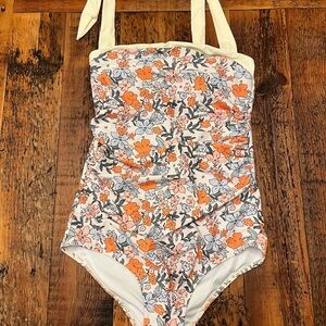 Retro Halter One Piece Swimsuit